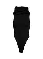 インナー・ルームウェアその他 ALAIA FW25 Tops (AA9H04345T620 000) ALAÏA | Hooded Bodysuit | Women | Lane Crawford