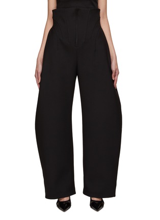 Main View - Click To Enlarge - ALAÏA - Rounded Corset Trousers