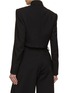 Back View - Click To Enlarge - ALAÏA - Cropped Military Fitted Jacket