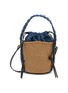 Main View - Click To Enlarge - CHLOÉ - Woody Denim Paper Bucket Bag