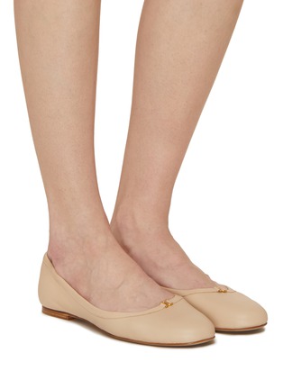 Figure View - Click To Enlarge - CHLOÉ - Marcie Leather Ballerina Flats