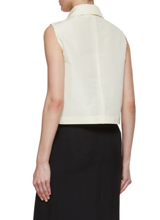 Back View - Click To Enlarge - N°21 - Snap Button Sleeveless Top