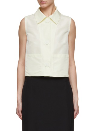 Main View - Click To Enlarge - N°21 - Snap Button Sleeveless Top
