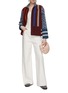 Figure View - Click To Enlarge - LILYEVE - Stand Collar Open Front Jacket