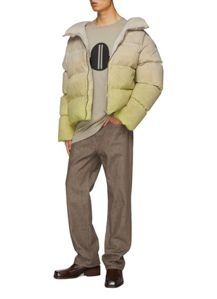 Figure View - Click To Enlarge - RICK OWENS  - X Moncler Gradient Cyclopic Puffer Jacket