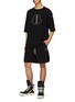 Figure View - Click To Enlarge - RICK OWENS  - X Moncler Long Drawstring Boxer Shorts