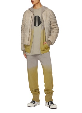 Figure View - Click To Enlarge - RICK OWENS  - X Moncler Gradient Jogger Pants