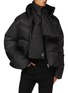 Figure View - Click To Enlarge - RICK OWENS  - X Moncler Radiance Quilted Puffer Scarf