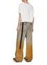 Back View - Click To Enlarge - RICK OWENS DRKSHDW - Dagger Cropped T-Shirt
