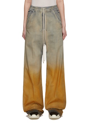 Main View - Click To Enlarge - RICK OWENS DRKSHDW - Geth Degrade Wide Leg Jeans