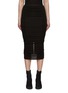 Main View - Click To Enlarge - RICK OWENS  - Ruched Back Shrimp Skirt