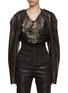 Main View - Click To Enlarge - RICK OWENS  - Micro Biker Leather Jacket