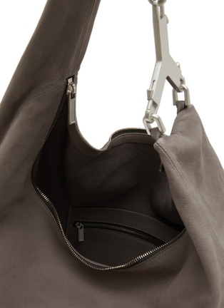Detail View - Click To Enlarge - RICK OWENS  - Slouchy Cerberus Leather Shoulder Bag