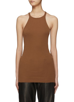Main View - Click To Enlarge - RICK OWENS DRKSHDW - Racerback Cotton Tank Top