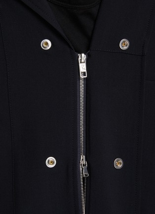  - WOOYOUNGMI - Concealed Placket Cotton Shirt Jacket