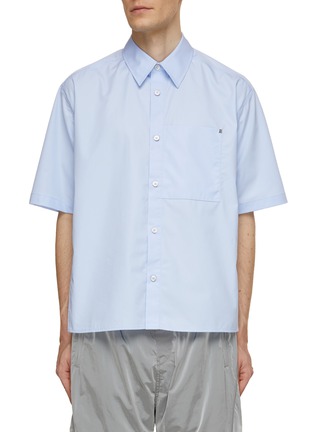 Main View - Click To Enlarge - WOOYOUNGMI - Side Slit Cotton Shirt