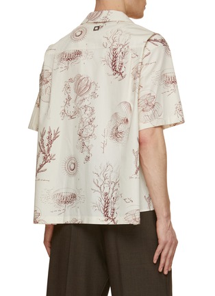 Back View - Click To Enlarge - WOOYOUNGMI - Aquatic Print Cotton Shirt