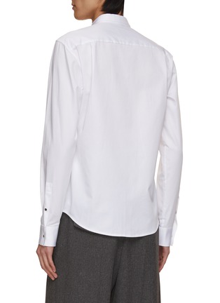 Back View - Click To Enlarge - WOOYOUNGMI - Stand Collar Cotton Dress Shirt