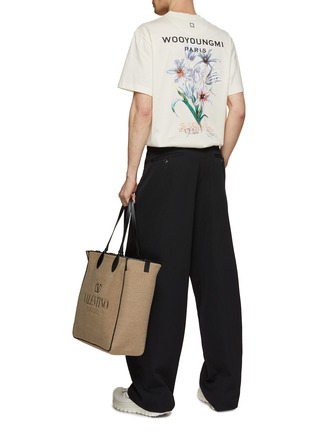 Figure View - Click To Enlarge - WOOYOUNGMI - Floral Print Cotton T-Shirt