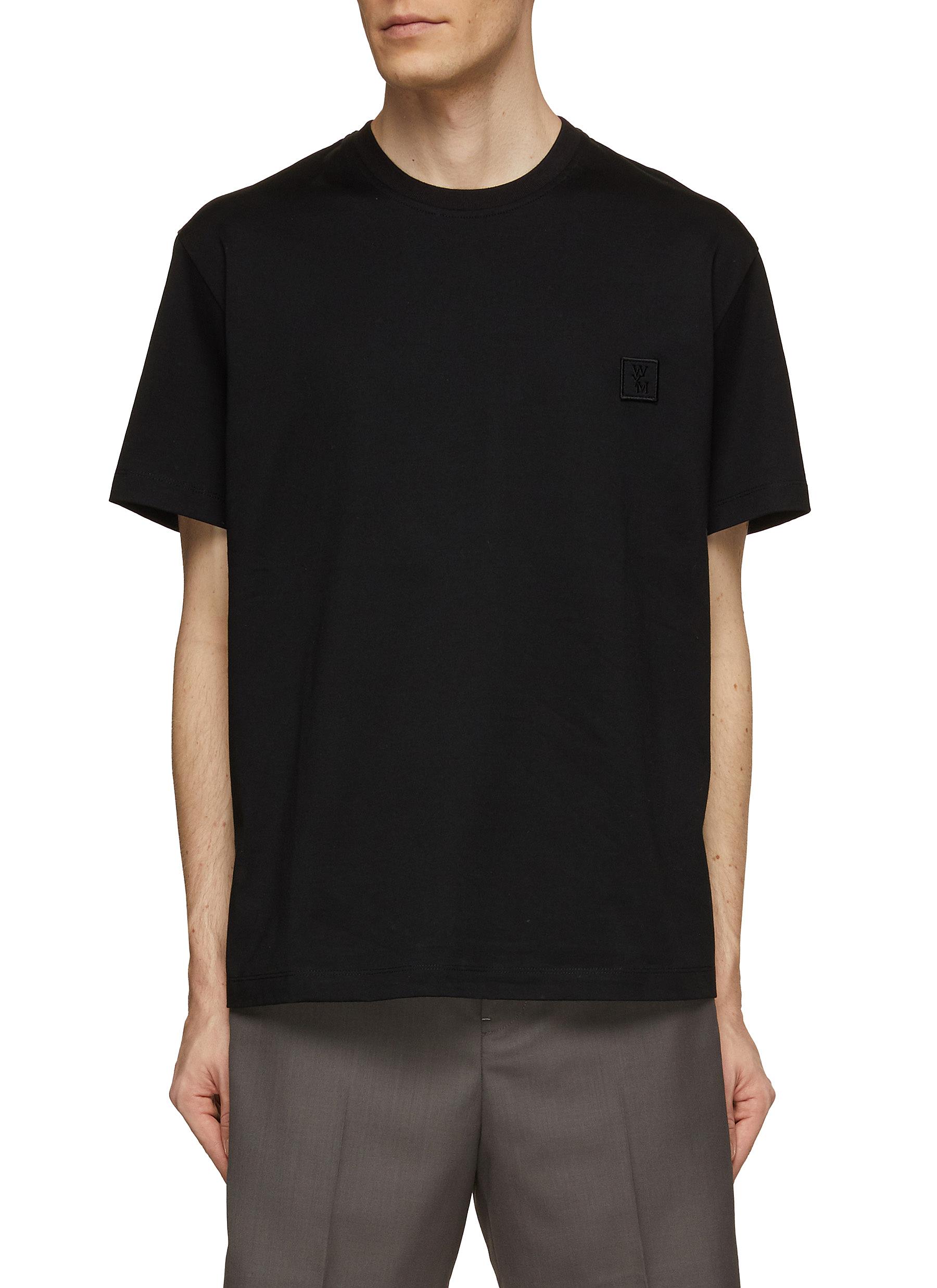 Wooyoungmi Black Flower Back Hoodie