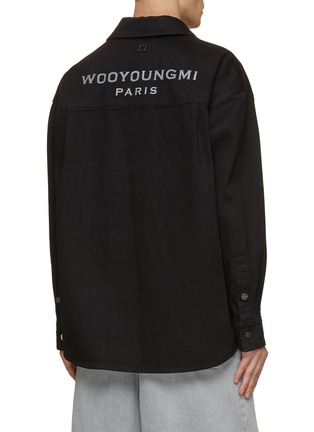 Back View - Click To Enlarge - WOOYOUNGMI - Fake Double Pocket Shirt Jacket