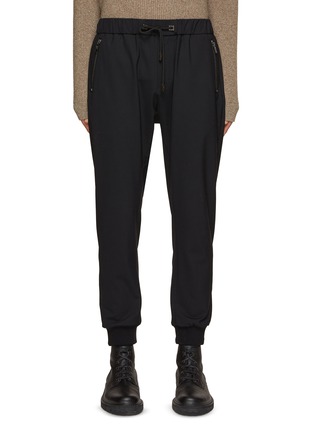 Main View - Click To Enlarge - WOOYOUNGMI - Wool Poly Tapered Drawstring Pants