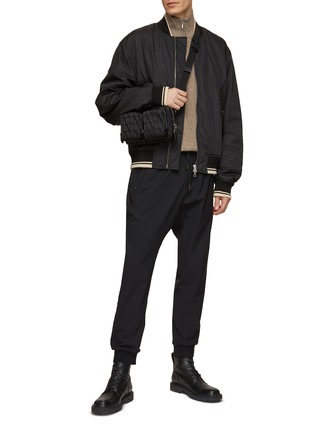 Figure View - Click To Enlarge - WOOYOUNGMI - Wool Poly Tapered Drawstring Pants