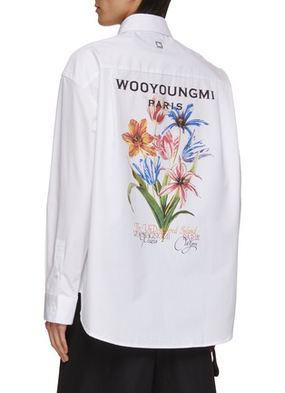 Back View - Click To Enlarge - WOOYOUNGMI - Floral Print Cotton Shirt