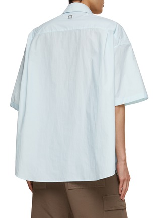 Back View - Click To Enlarge - WOOYOUNGMI - Elasticated Sides Relaxed Fit Shirt