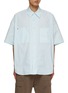 Main View - Click To Enlarge - WOOYOUNGMI - Elasticated Sides Relaxed Fit Shirt