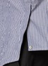  - WOOYOUNGMI - Button Side Part Striped Shirt