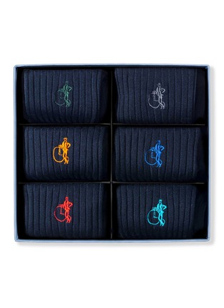 Main View - Click To Enlarge - LONDON SOCK COMPANY - Socks Gift Box — Set of 6