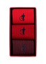 Main View - Click To Enlarge - LONDON SOCK COMPANY - Simply Red Socks Gift Box — Set of 3
