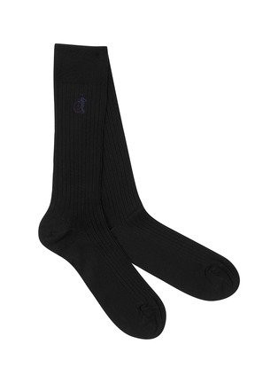 Main View - Click To Enlarge - LONDON SOCK COMPANY - Simply Sartorial Mid-Calf Socks