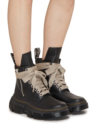 Figure View - Click To Enlarge - RICK OWENS  - x Dr. Martens 1460 DMXL Leather Boots