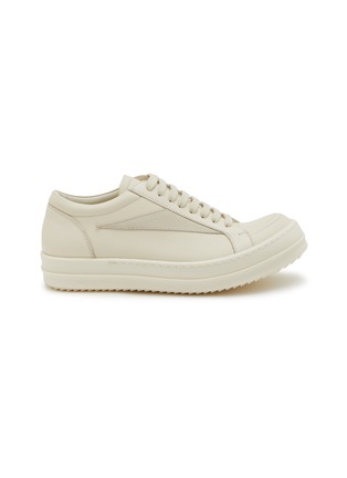 Main View - Click To Enlarge - RICK OWENS  - Vintage Leather Suede Sneakers