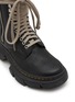 Detail View - Click To Enlarge - RICK OWENS  - x Dr. Martens 1918 DMXL Leather Calf Length Boots
