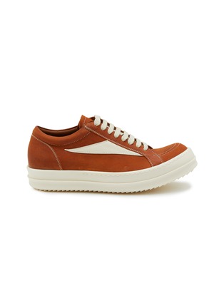 Main View - Click To Enlarge - RICK OWENS  - Vintage Suede Low Top Sneakers