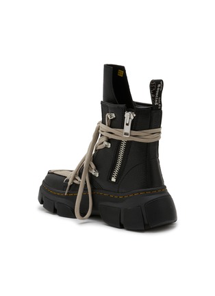  - RICK OWENS  - x Dr. Martens 1460 Leather Mega Lace Boots