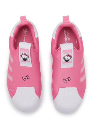 Figure View - Click To Enlarge - ADIDAS - x Hello Kitty and Friends Superstar 360 Kids Slip-On Sneakers
