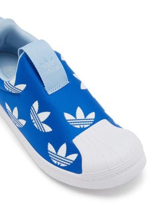 Detail View - Click To Enlarge - ADIDAS - Superstar 360 C Kids Leather Slip On Sneakers