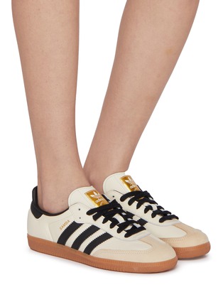 Figure View - Click To Enlarge - ADIDAS - Samba OG W Leather Low Top Sneakers