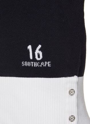  - SOUTHCAPE - Bicolour Knit Cardigan