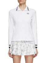 SOUTHCAPE | Logo Patch Half Zip Top | Women | Lane Crawford