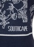  - SOUTHCAPE - Zip Up Nature Illustration Print Knit Jacket