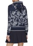 Back View - Click To Enlarge - SOUTHCAPE - Zip Up Nature Illustration Print Knit Jacket