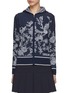 Main View - Click To Enlarge - SOUTHCAPE - Zip Up Nature Illustration Print Knit Jacket