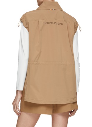 Back View - Click To Enlarge - SOUTHCAPE - Drawstring Nylon Gilet