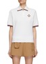 Main View - Click To Enlarge - SOUTHCAPE - Jacquard Logo Polo Shirt