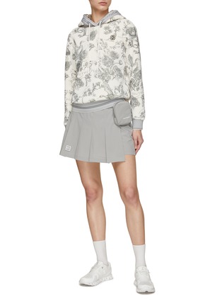 Figure View - Click To Enlarge - SOUTHCAPE - Zip Pouch Pleated Skirt